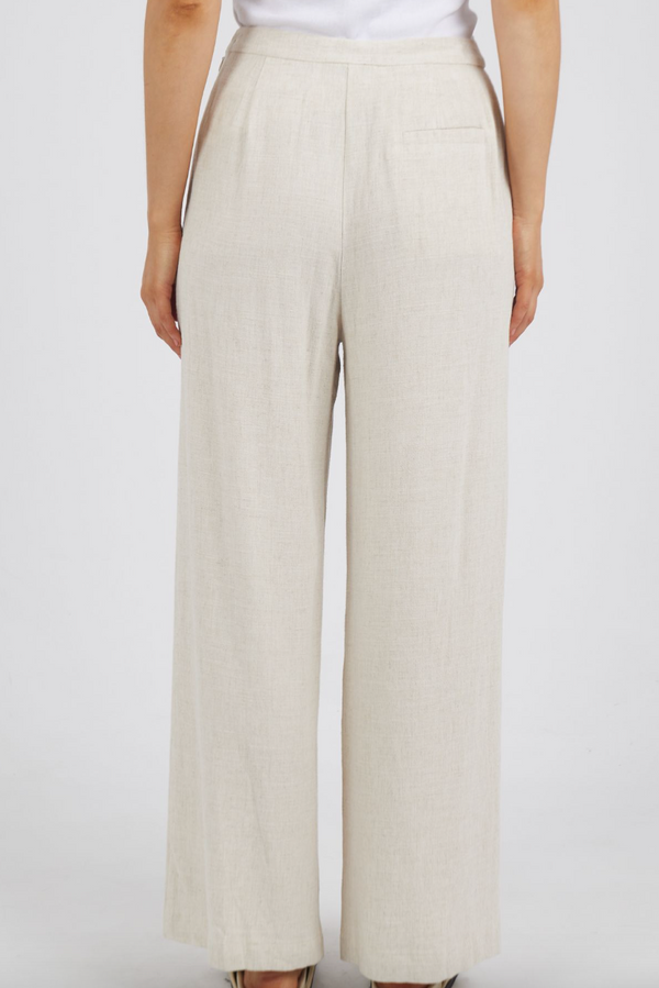 Mia Wide Leg Pant - Beige