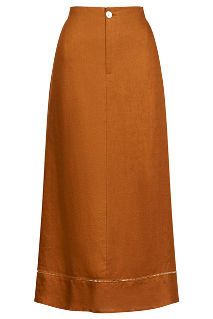 Miramar Maxi Skirt - Caramel