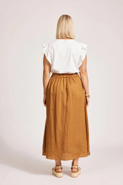 Miramar Maxi Skirt - Caramel