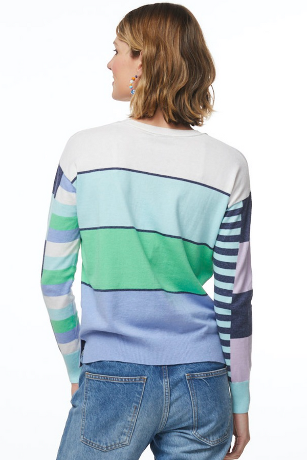 Multi Stripe Jumper - Marine