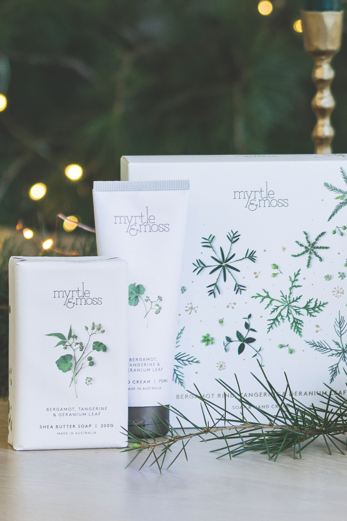 Myrtle & Moss Bergamot Xmas Duet Gift Pack