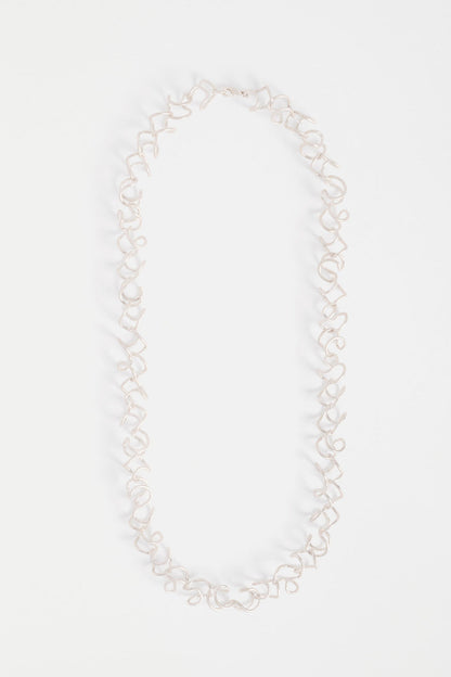 Elk Orden Long Necklace - Silver