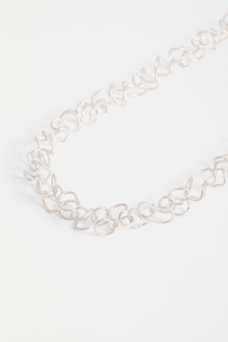 Elk Orden Long Necklace - Silver