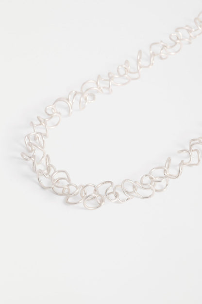 Elk Orden Long Necklace - Silver