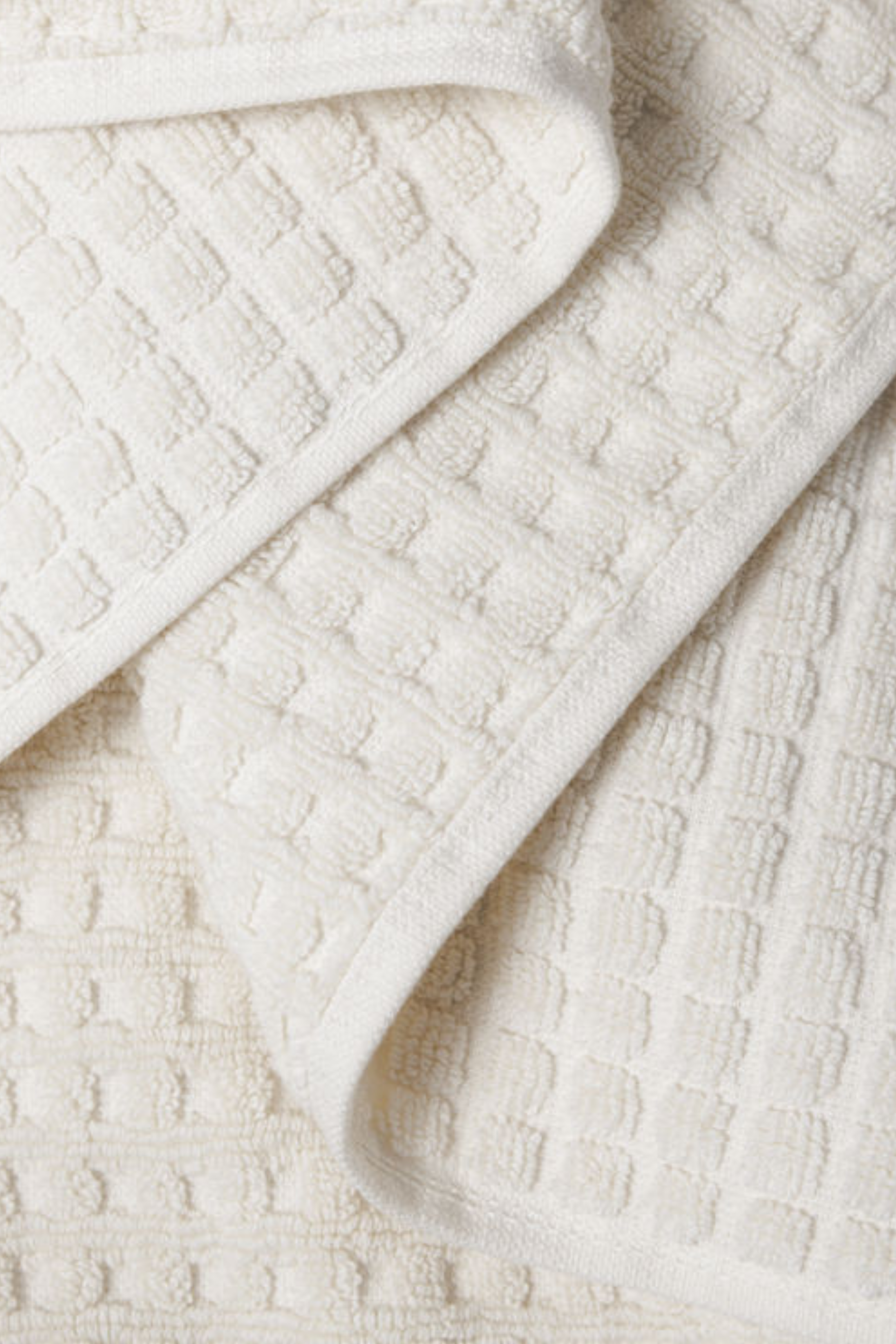 Nero Cotton Bath Towel - Cream