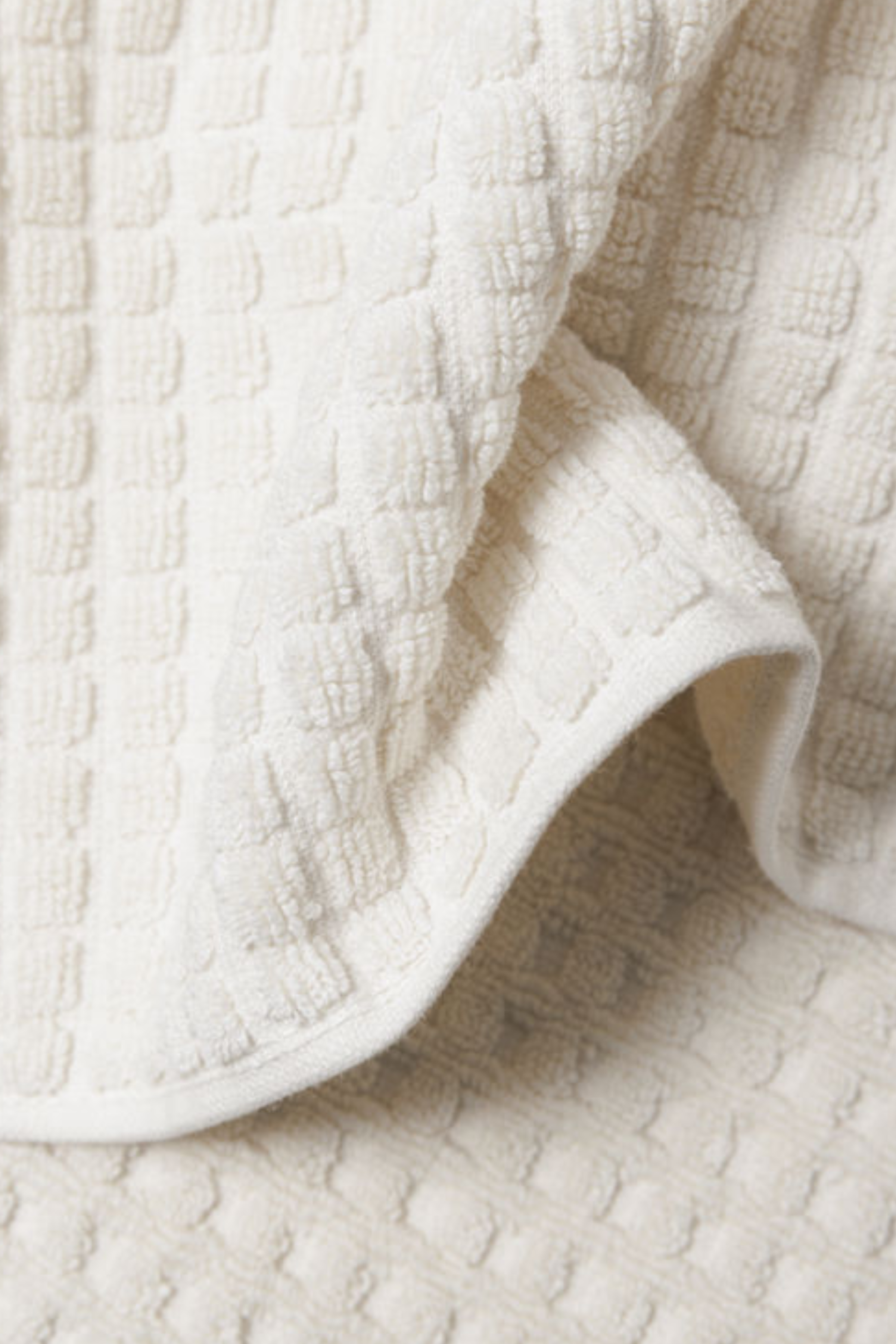 Nero Cotton Face Cloth - Cream