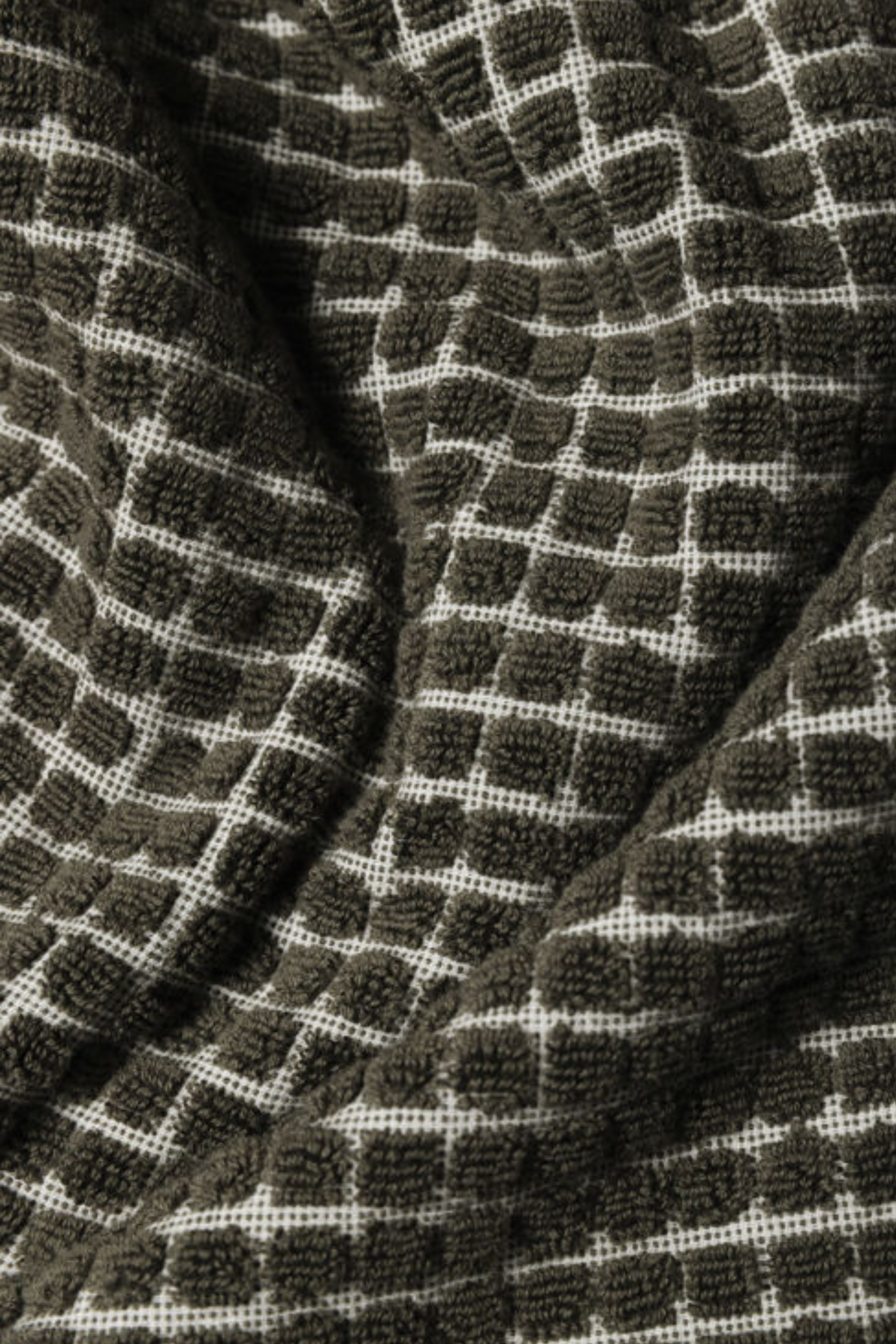 Nero Cotton Hand Towel - Ivy/Cream