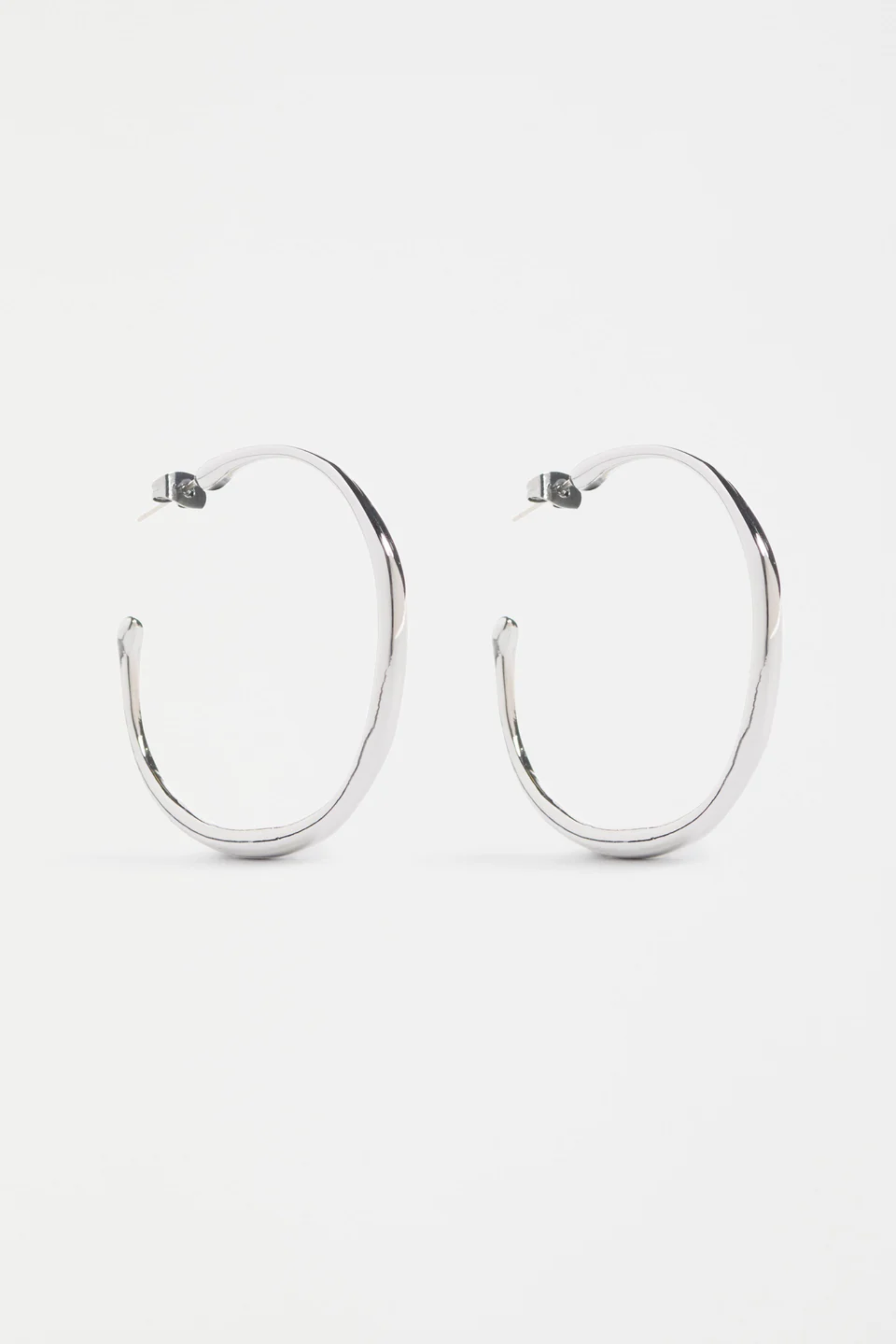 Niska Hoop Earring - Silver