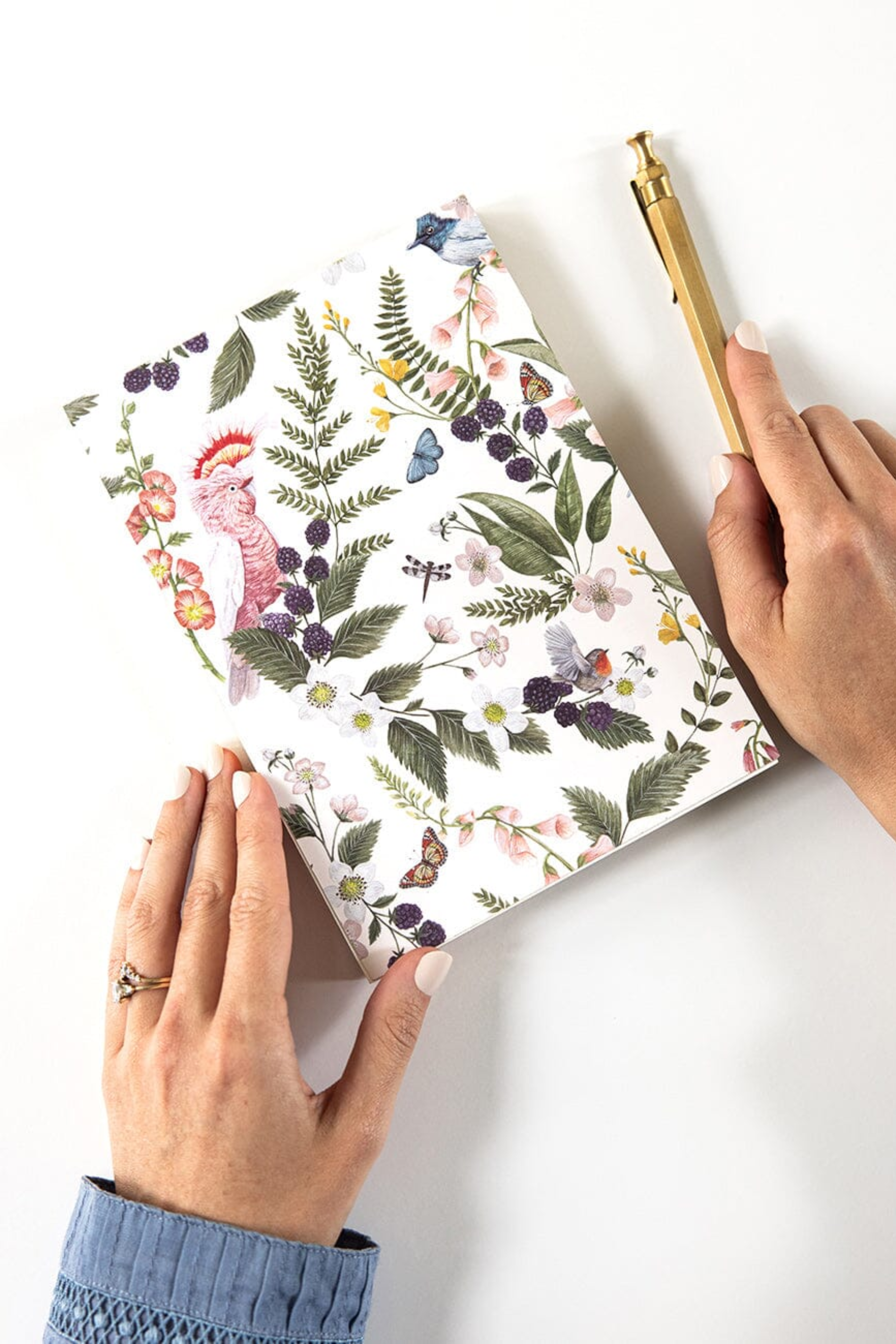 Notepad Desktop Jotter - Cockatoo