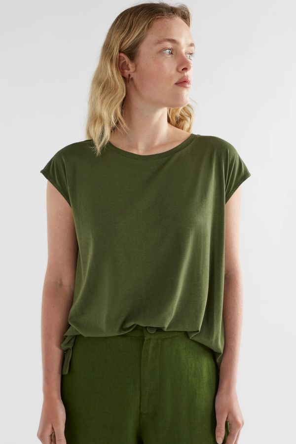 Elk Oue Tee - Olive