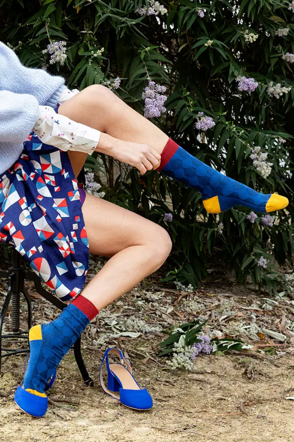 Odeon Blue Socks