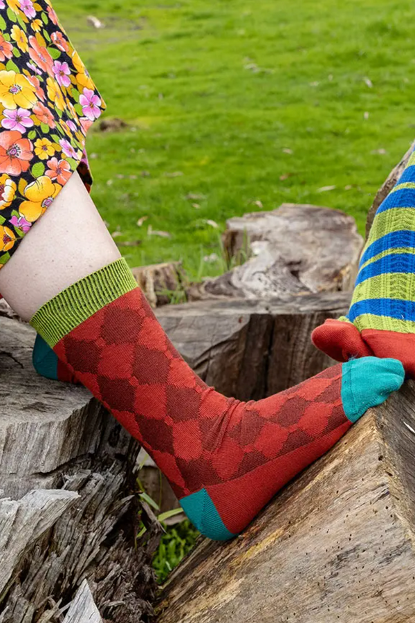Odeon Rust Socks