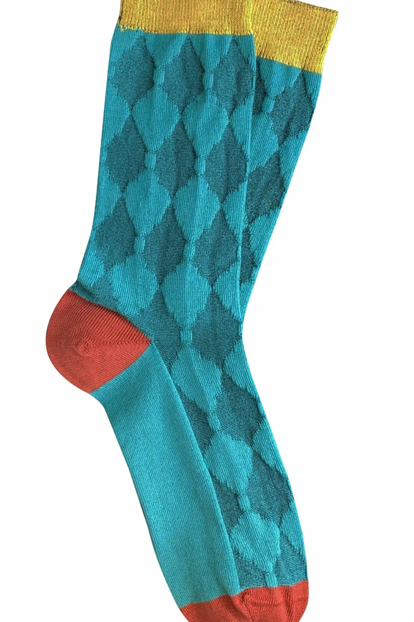 Odeon Teal Socks