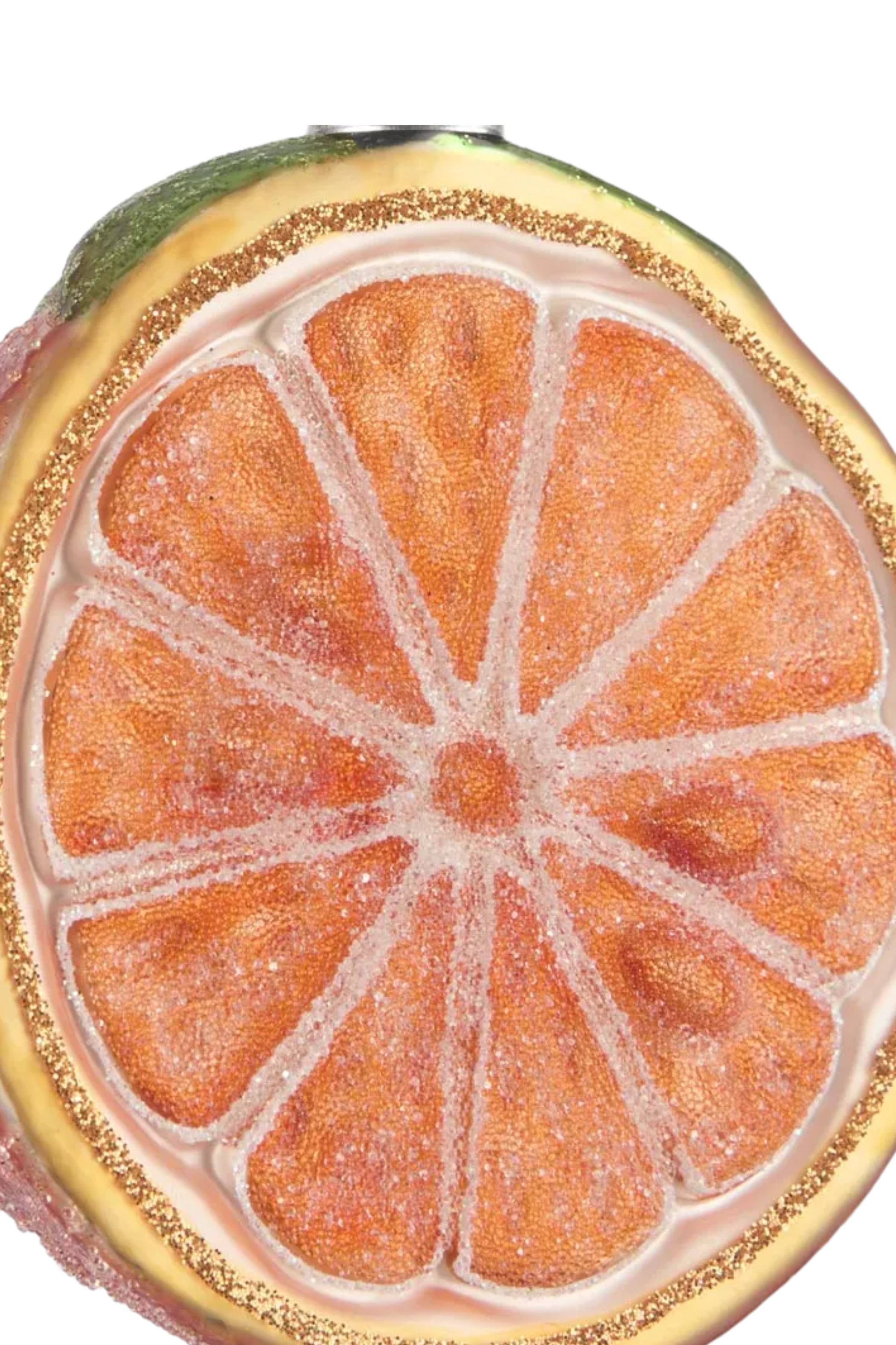 Orange Glitter Decoration