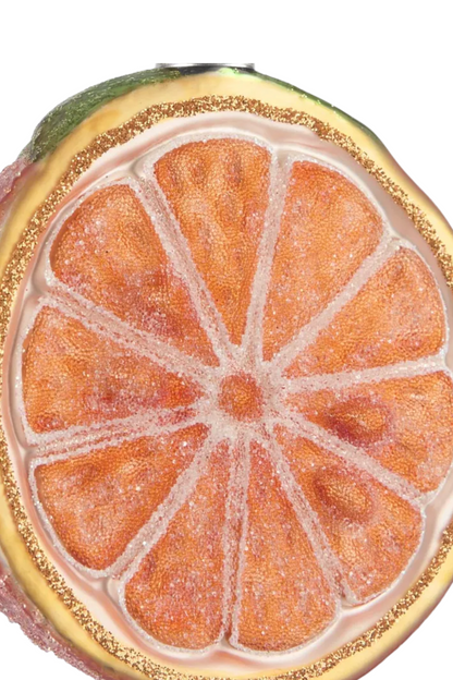 Orange Glitter Decoration