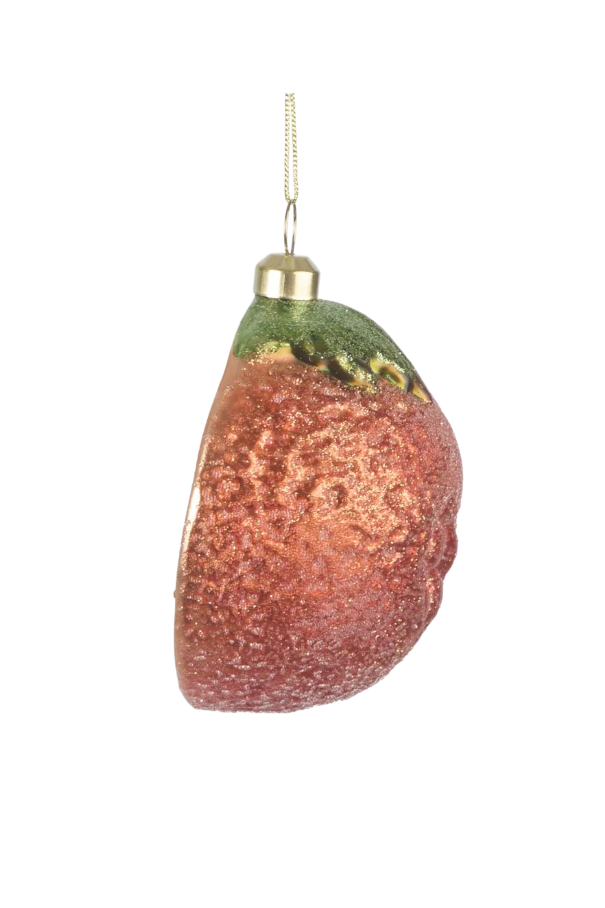 Orange Glitter Decoration