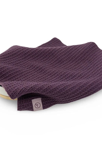 Organic Cotton Face Cloth 3pk - Violet