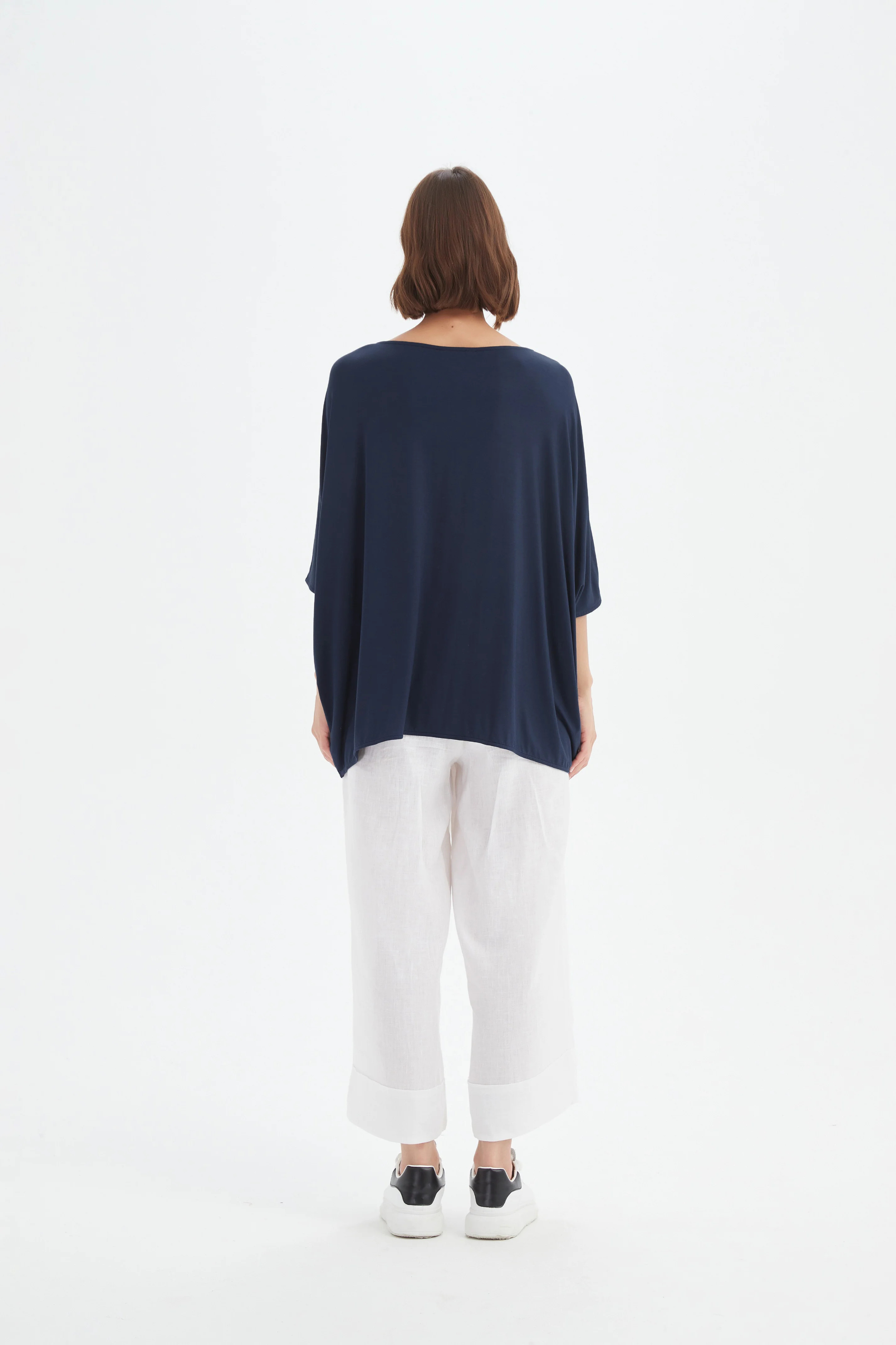 Oversized Boxy tee - Navy