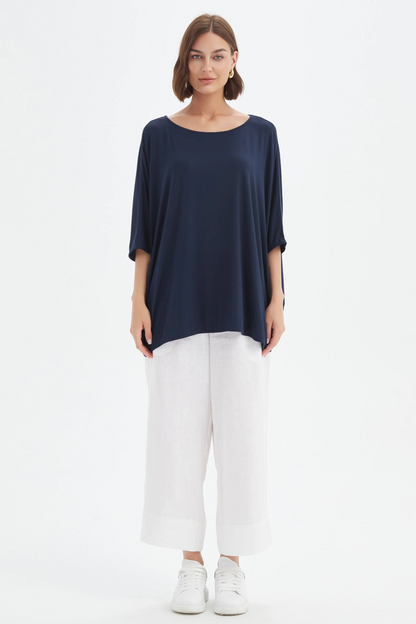 Oversized Boxy tee - Navy