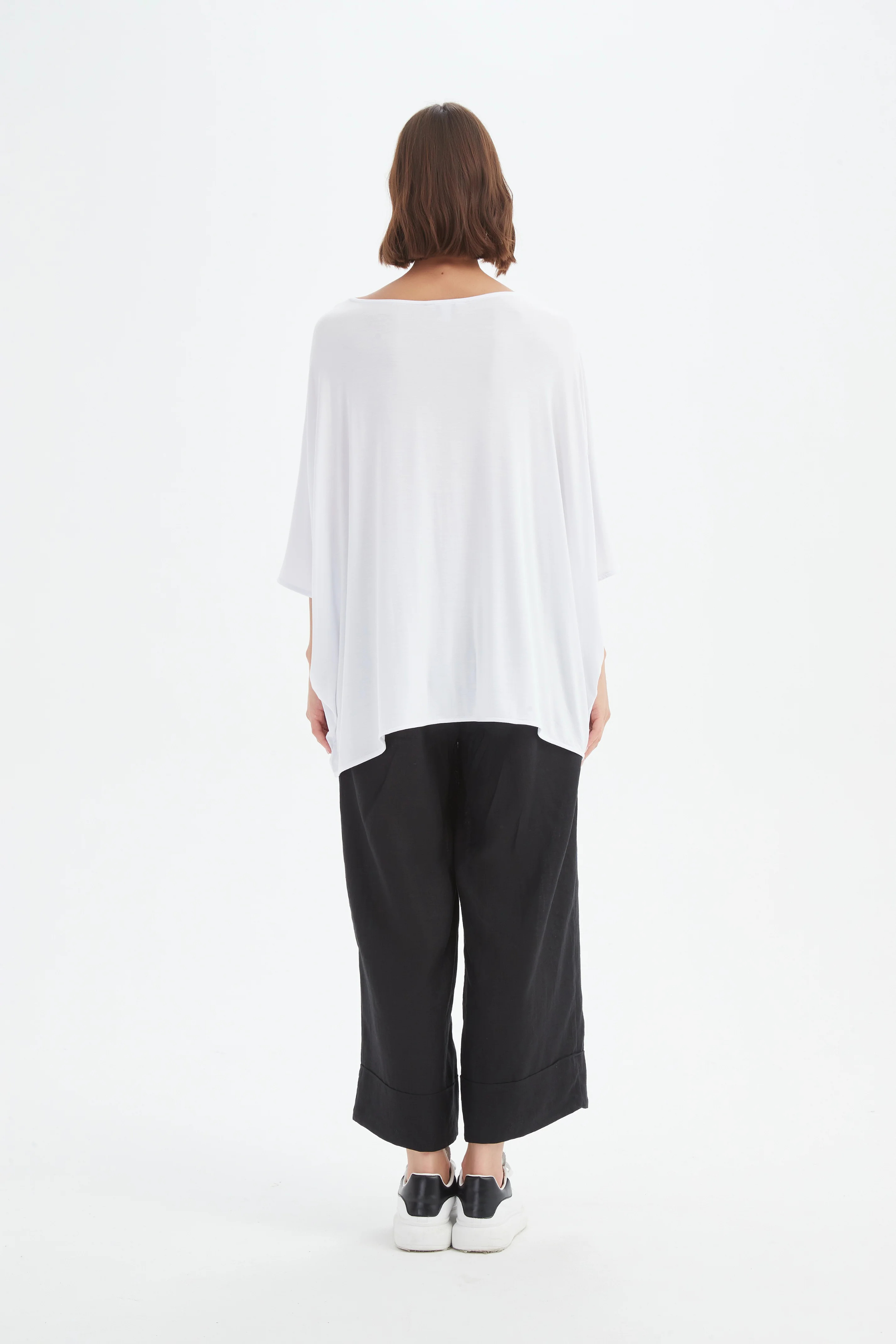 Oversized Boxy Tee - White