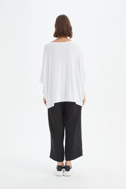 Oversized Boxy Tee - White