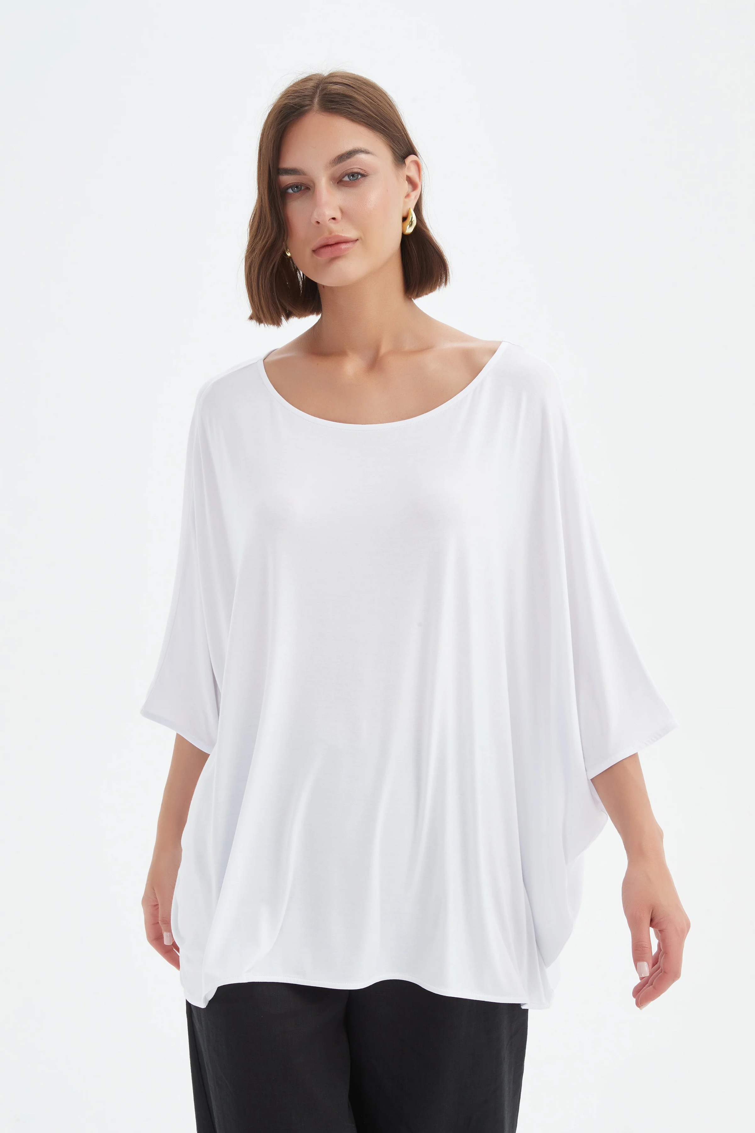 Oversized Boxy Tee - White