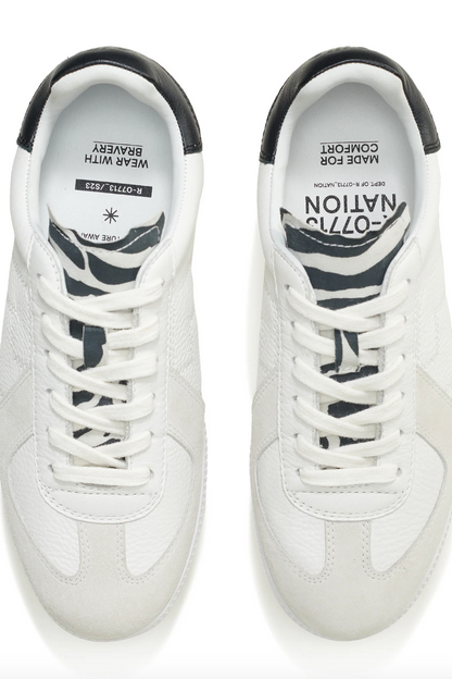 Pace Sneaker - White/Zebra