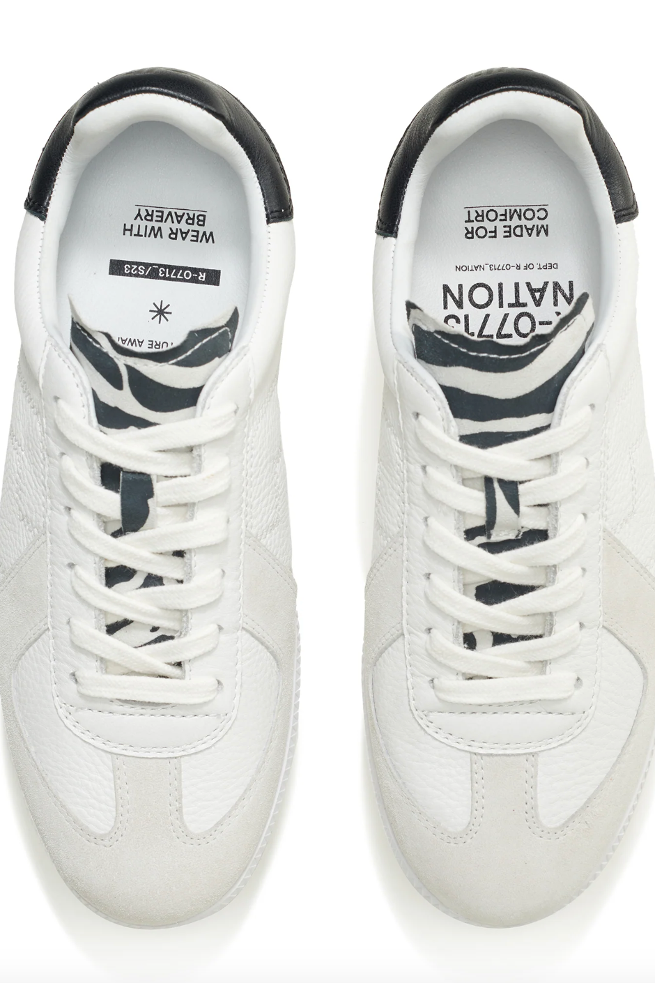 Pace Sneaker - White/Zebra