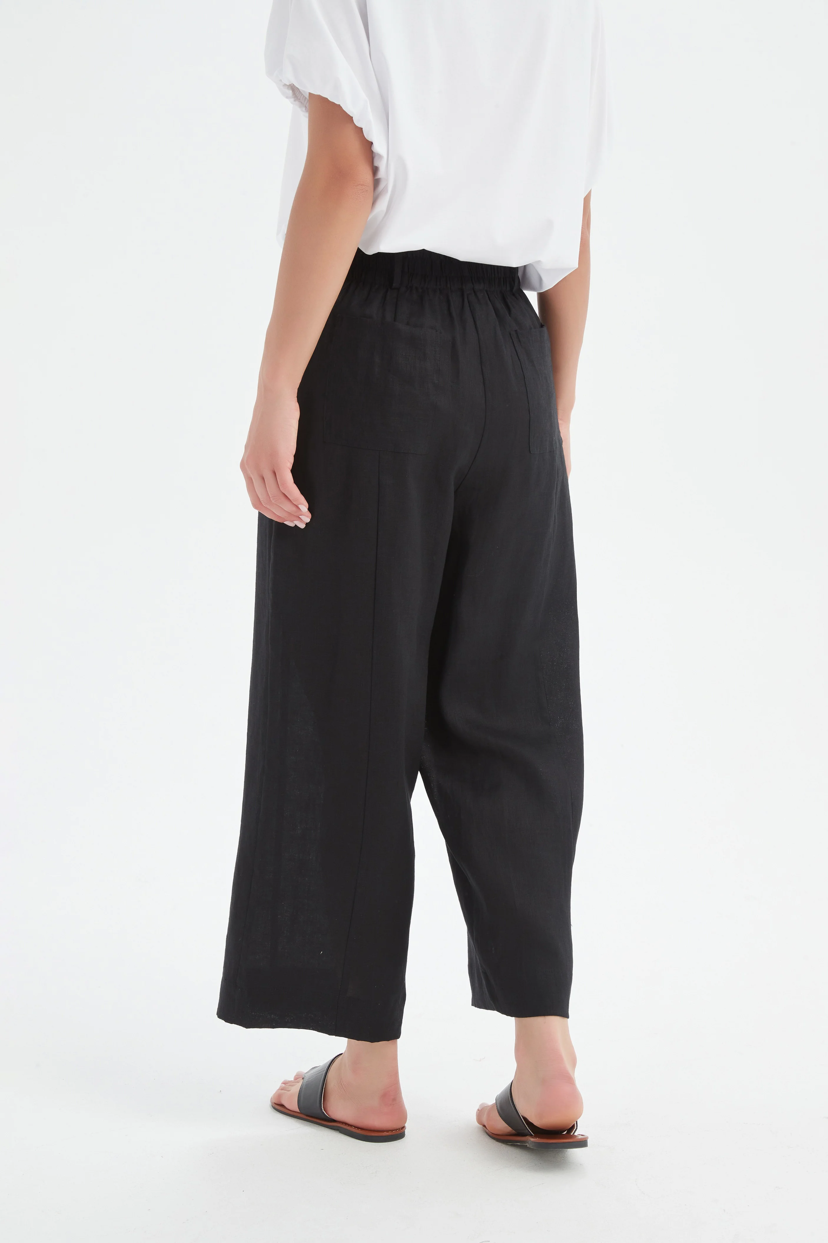 Patch Pocket Easy Pant - Black