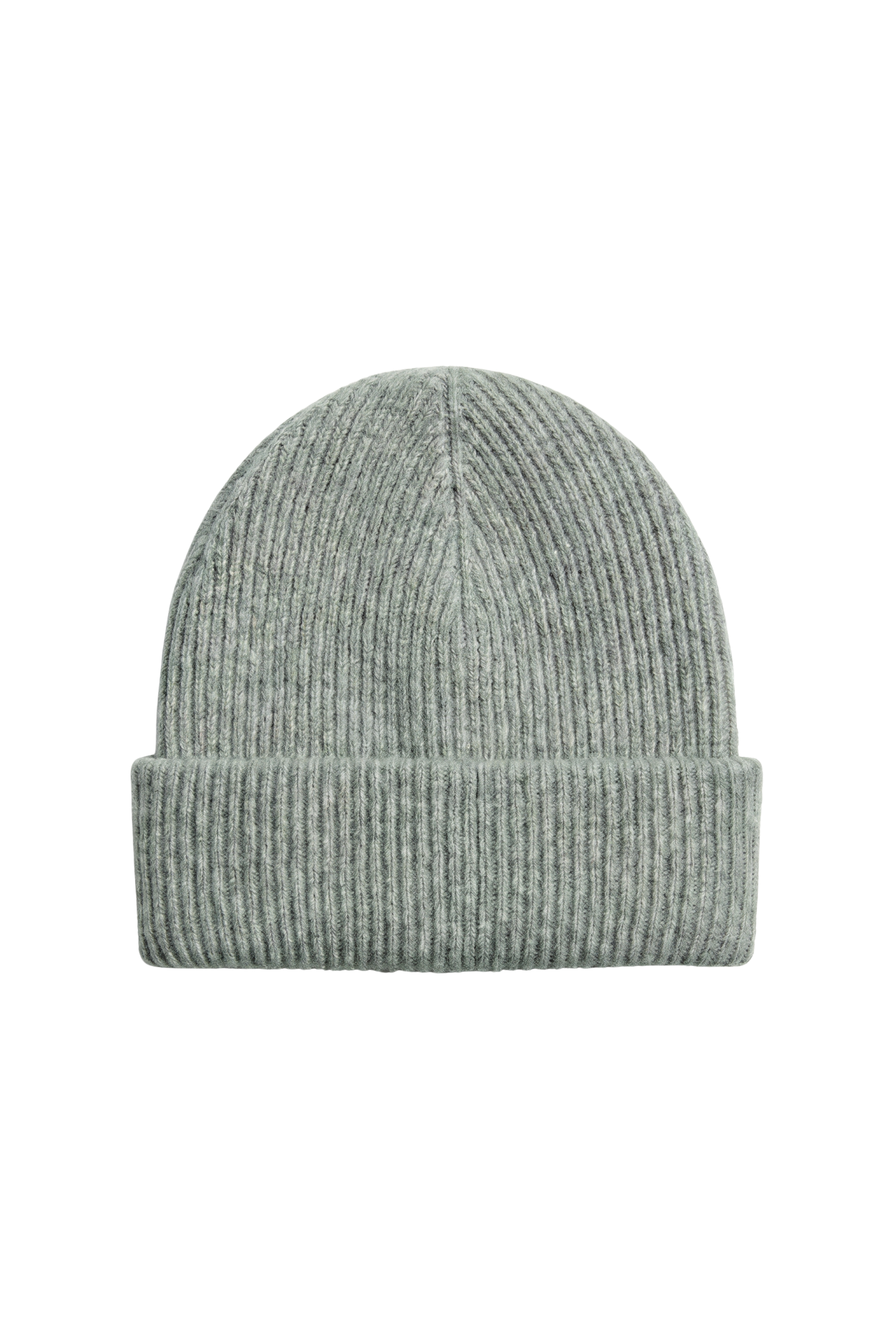 Possum Merino Fine Rib Beanie - Mint