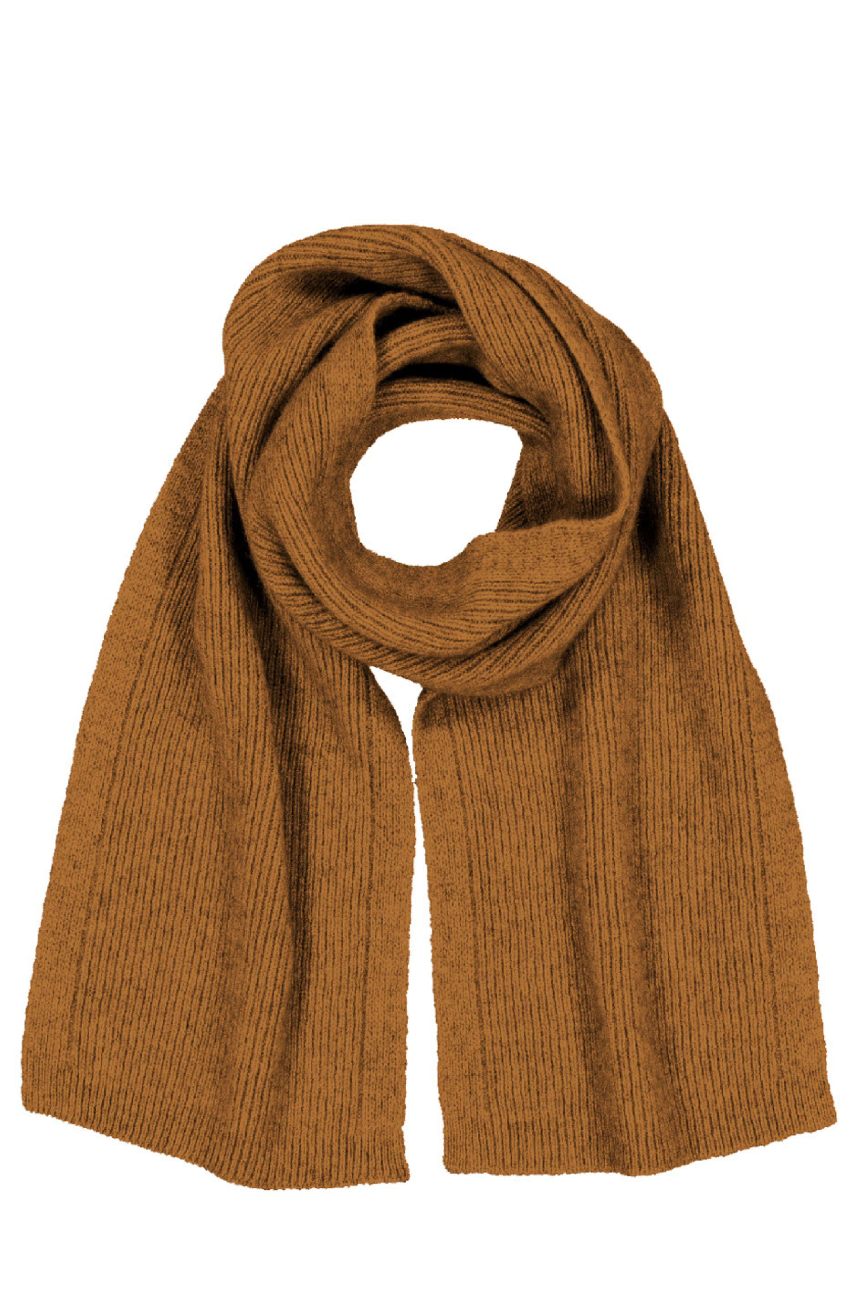 Possum Merino Fine Rib Scarf - Honeycomb