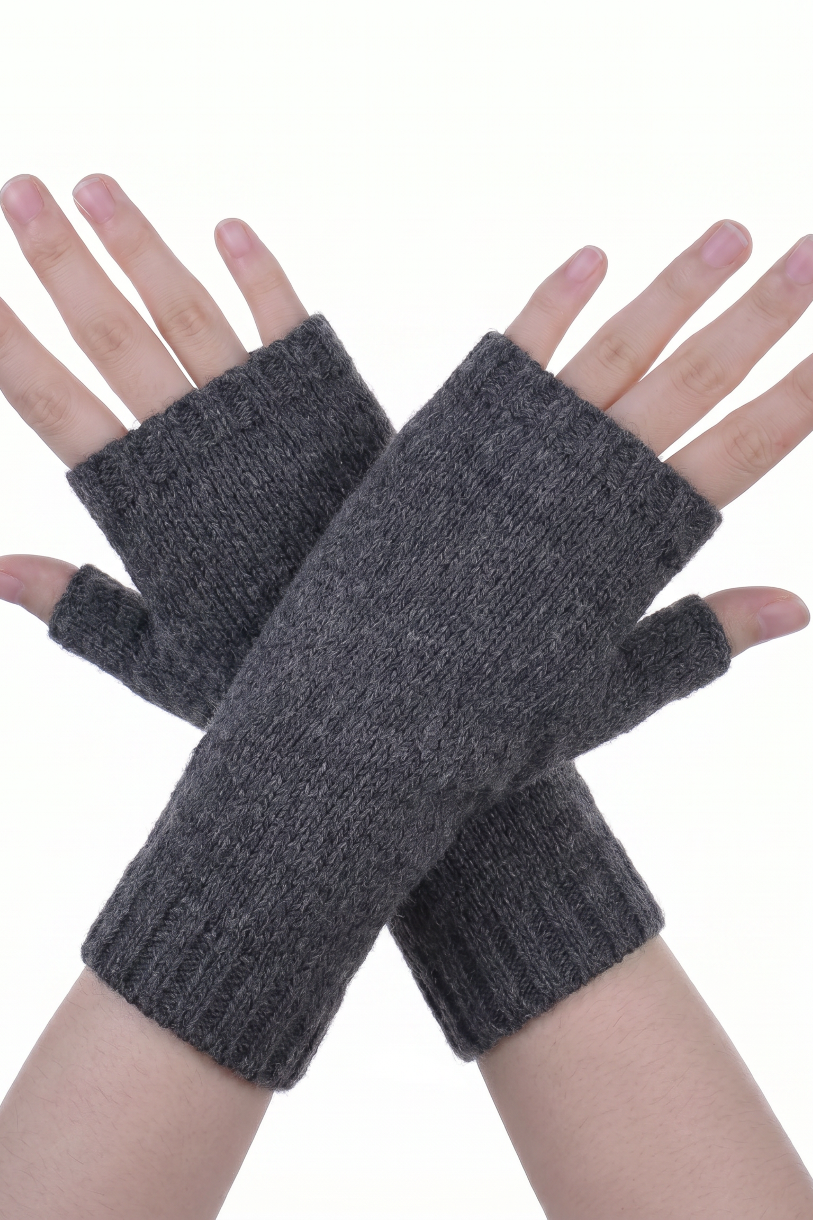 Possum Merino Glovelet - Pewter