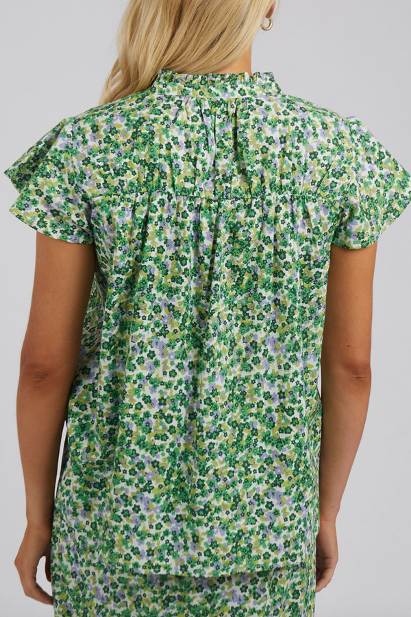 Prairie Floral Blouse - Print