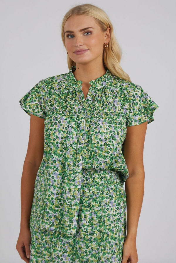 Prairie Floral Blouse - Print