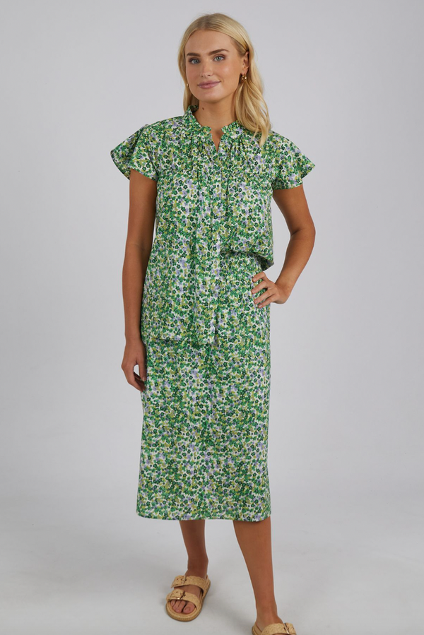 Prairie Floral Blouse - Print