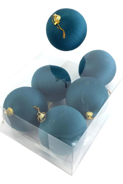 Teal Silk Ball Hanging Box 6