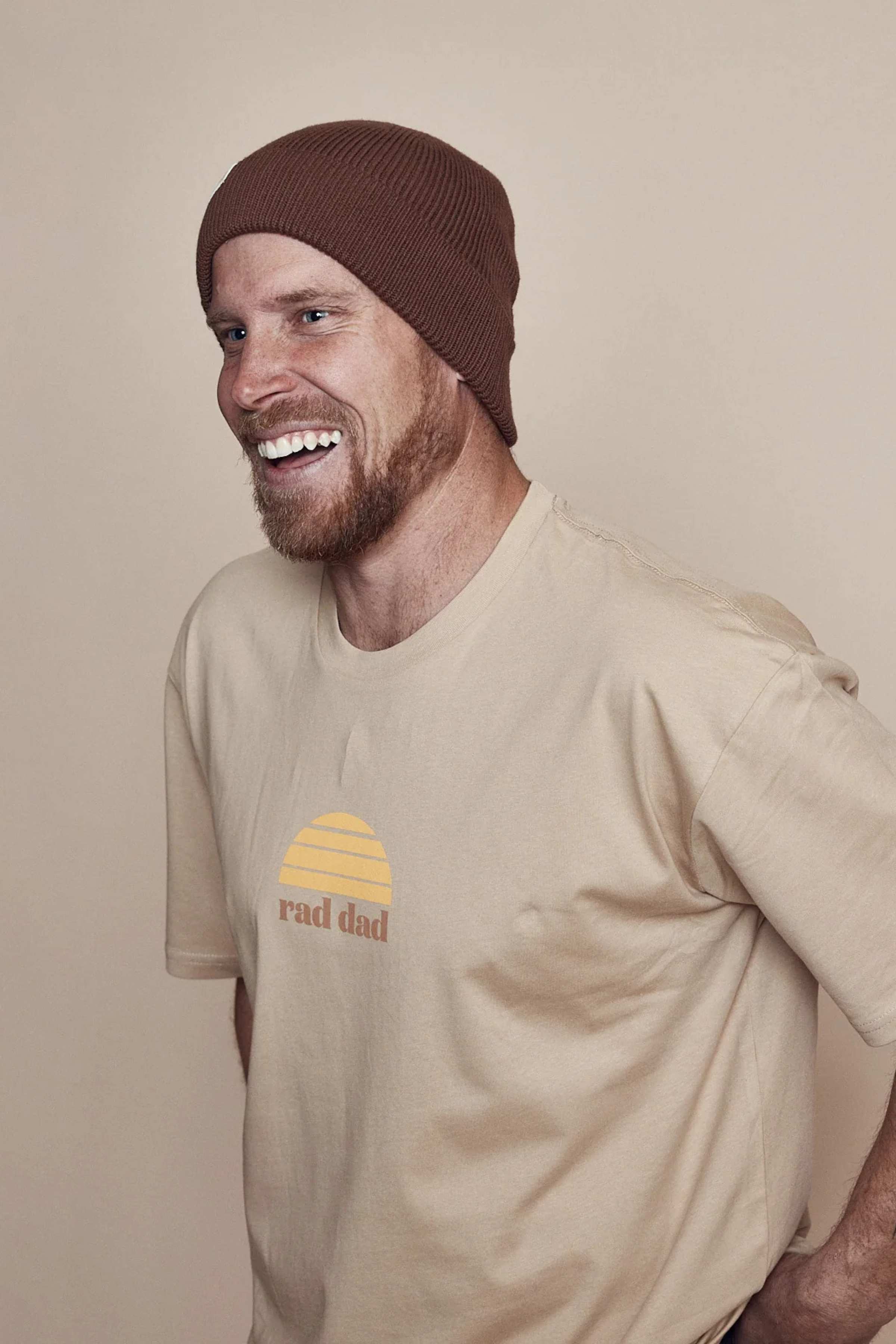 Rad Dad Mens Tee - Tan