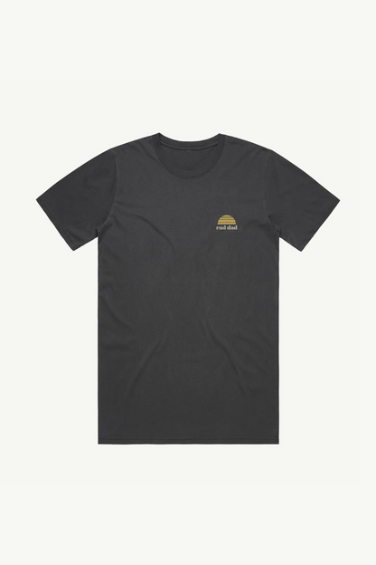 Rad Dad Mens Tee - Washed Black
