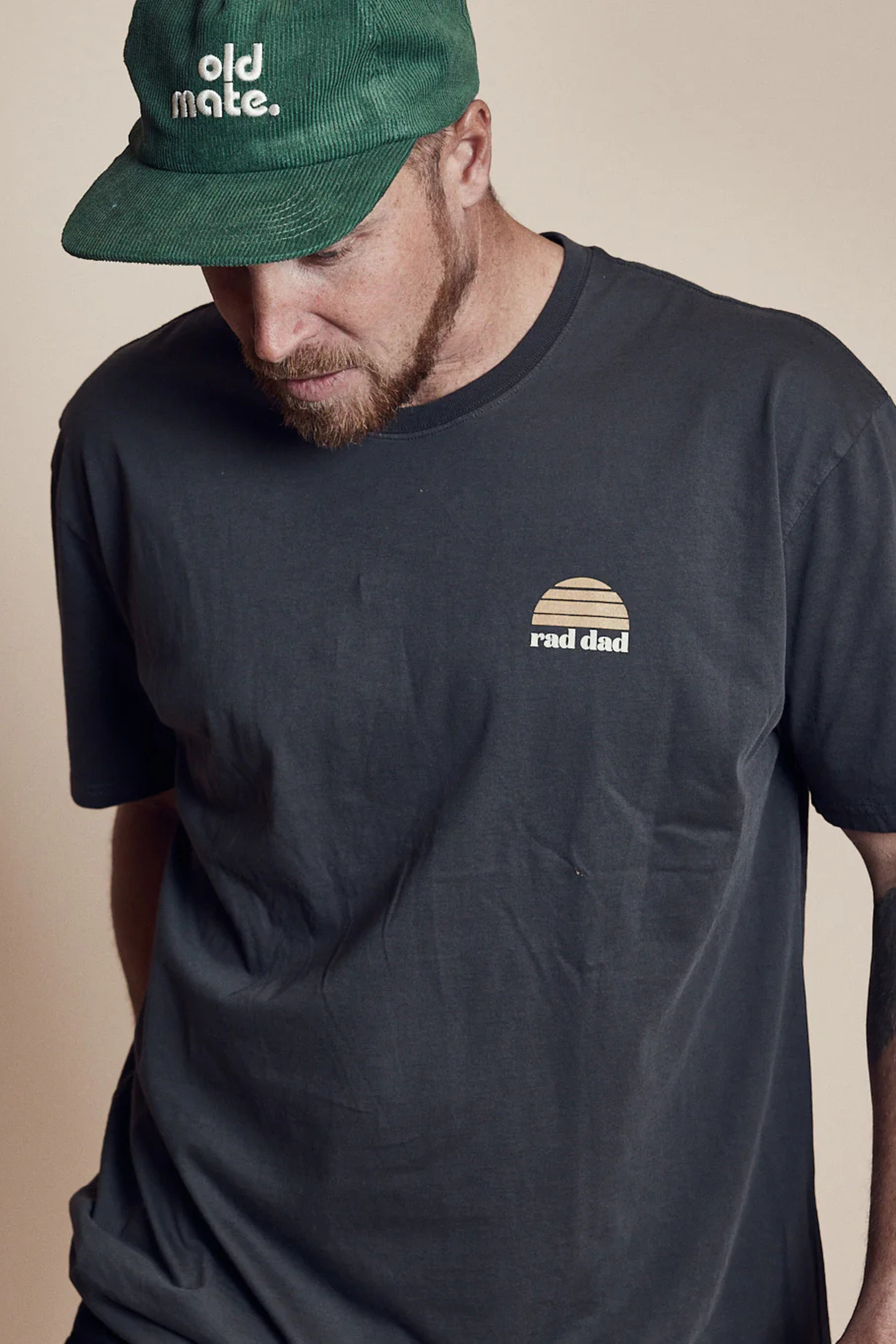 Rad Dad Mens Tee - Washed Black