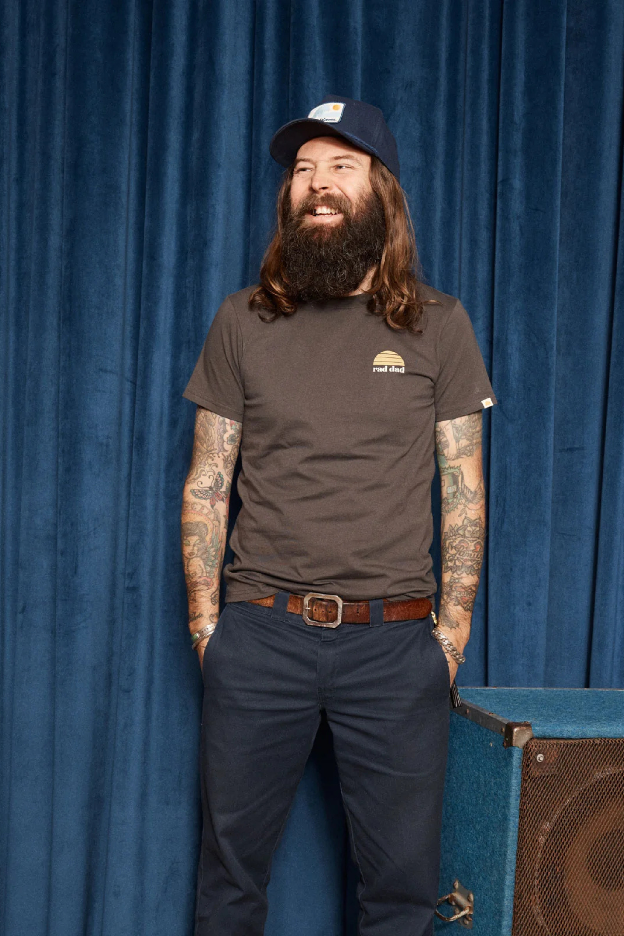 Rad Dad Mens Tee - Washed Black