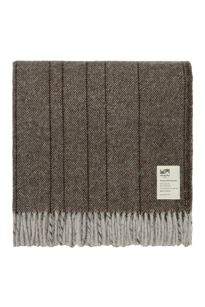 Recycled Wool Throw - Cradle Mountain