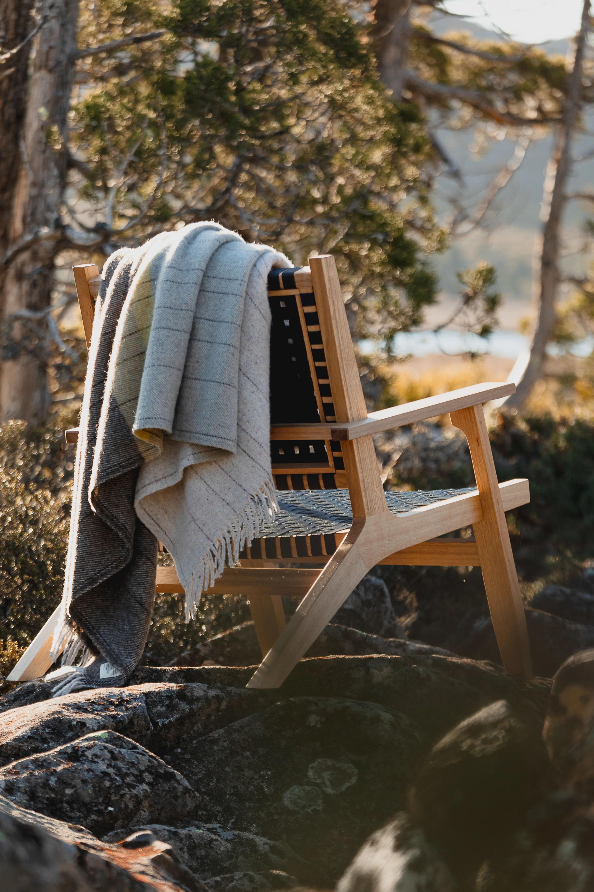 Recycled Wool Throw - Cradle Mountain
