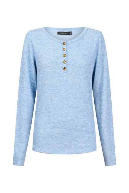 Rumi Long Sleeve Top - Lake