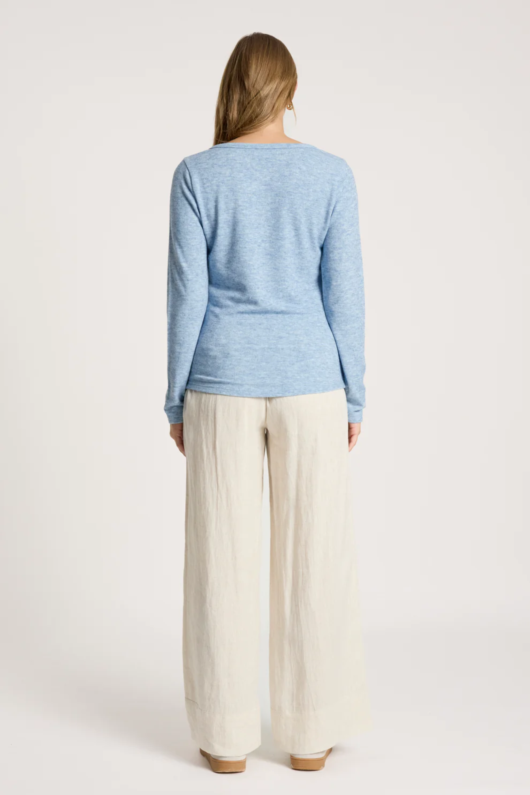 Rumi Long Sleeve Top - Lake