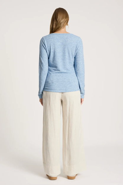 Rumi Long Sleeve Top - Lake