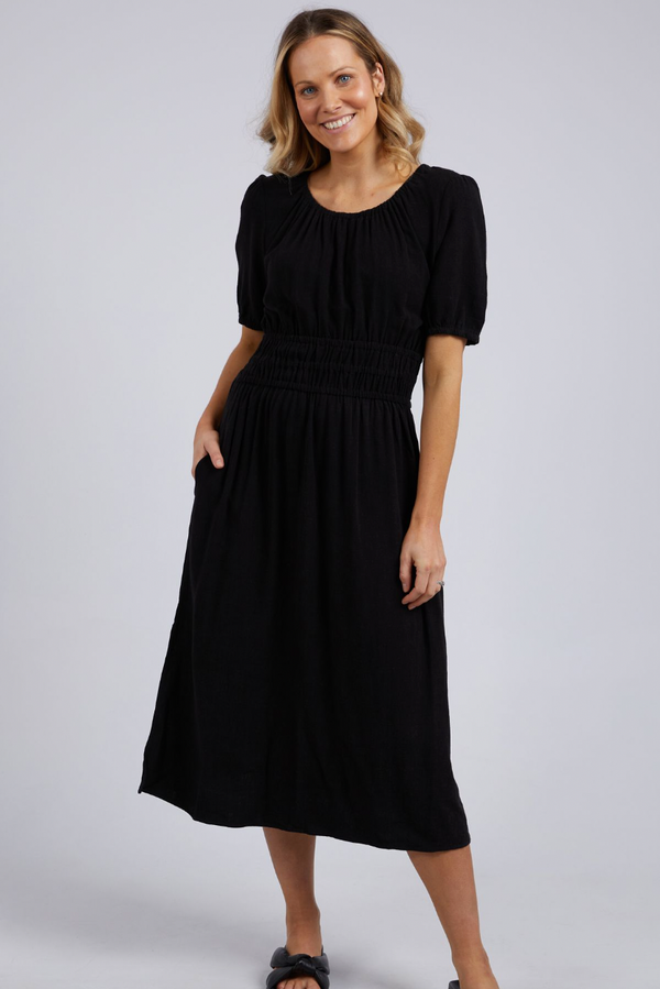 Ryleigh Keyhole Dress - Black