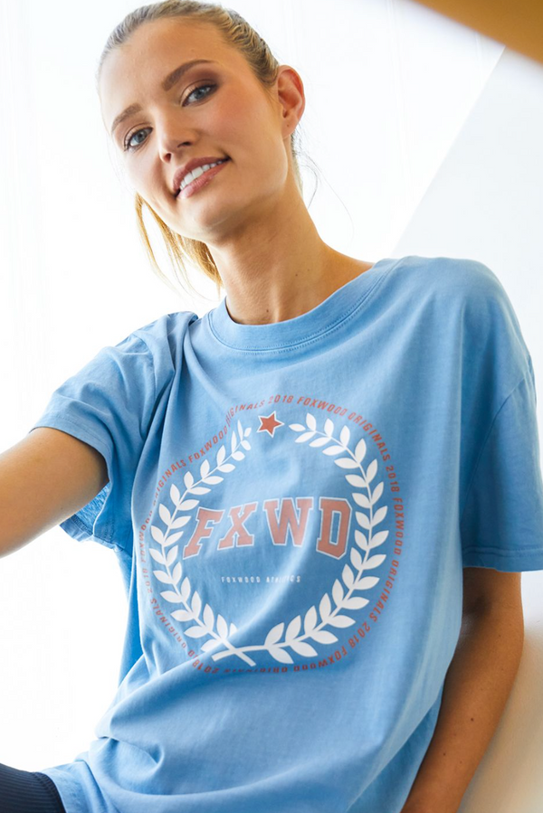 College Tee - Powder Blue