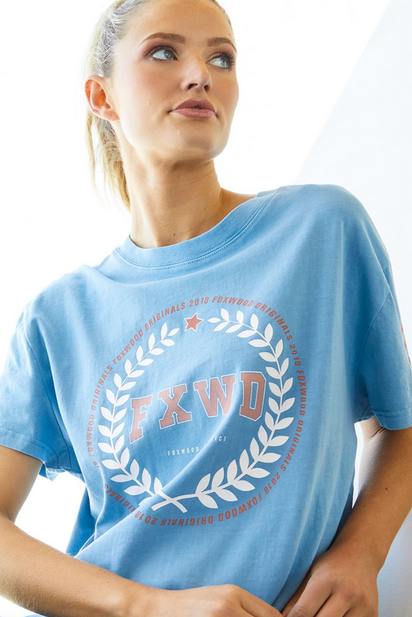 College Tee - Powder Blue