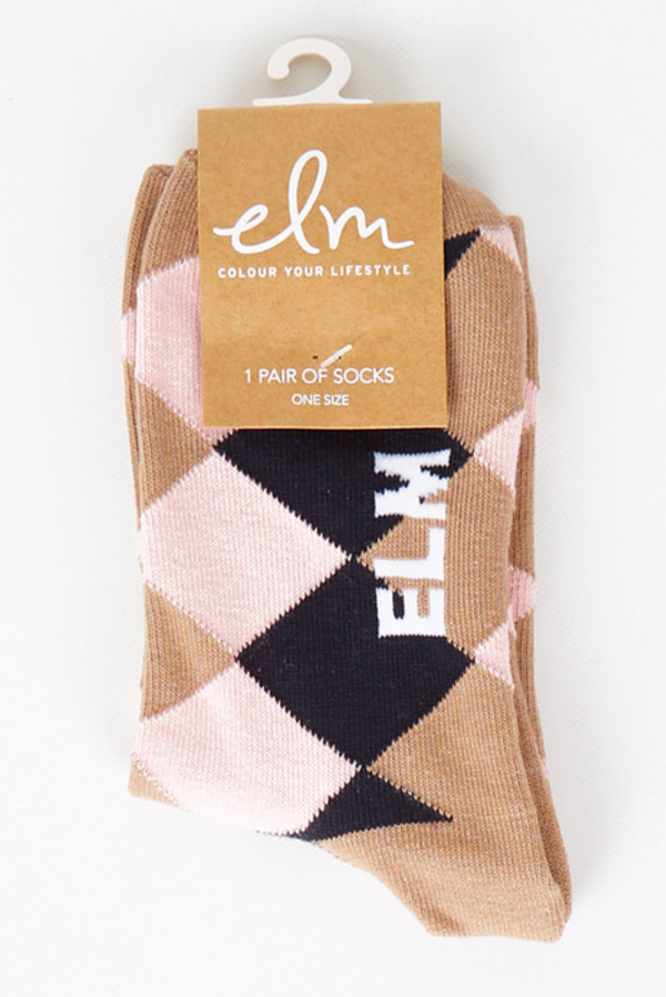 Checker Ankle Sock