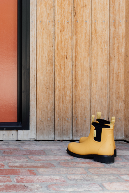 Merry People Bobbi Gumboots/Rainboots - Mustard